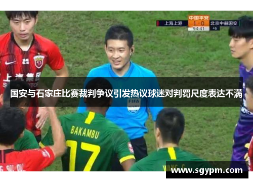 国安与石家庄比赛裁判争议引发热议球迷对判罚尺度表达不满